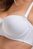 Spiman 391 Biustonosz bandeau usztywniany z odpinanymi ramiączkami, Bianco/Biały